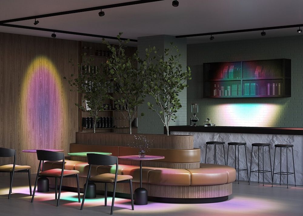 Светильник на штанге Maytoni Lens TR217-4-15WTW-DD-B