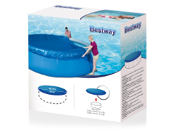 Тент для бассейнов с надувным бортом Bestway Fast Set Pools 366 см (d 395 см) (58034 BW)