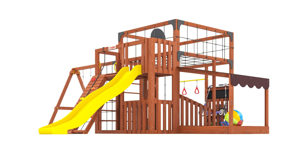 Детская площадка Савушка КУБ-5 (Махагон)