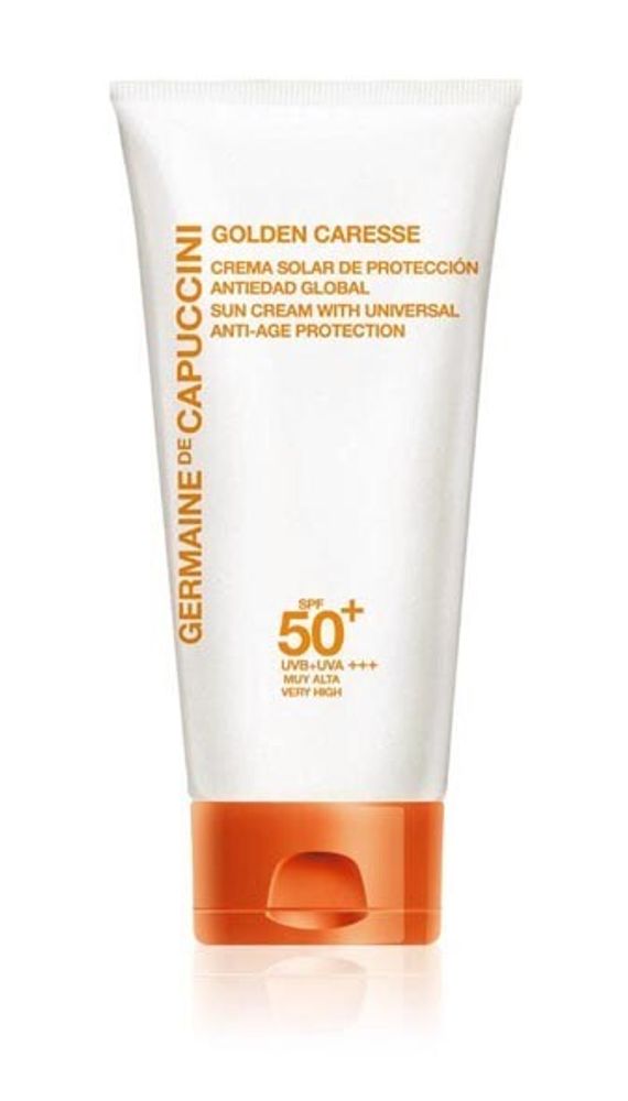 GERMAINE DE CAPUCCINI Golden Caresse Sun Cream Un.Anti-Age Pr.SPF50