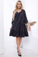 Платье "Анабель" (темно-синее) П7111 LT Collection (Акция)