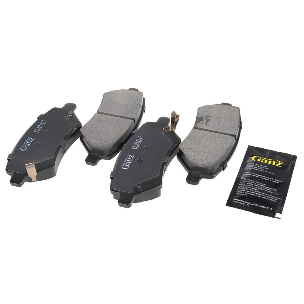 Колодки передние PRO-Line Ceramic LIFAN X60/CHERY Tiggo, Amulet, Fora GANZ GIJ09401C