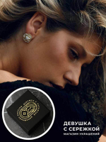 Сережки «Белая роза»