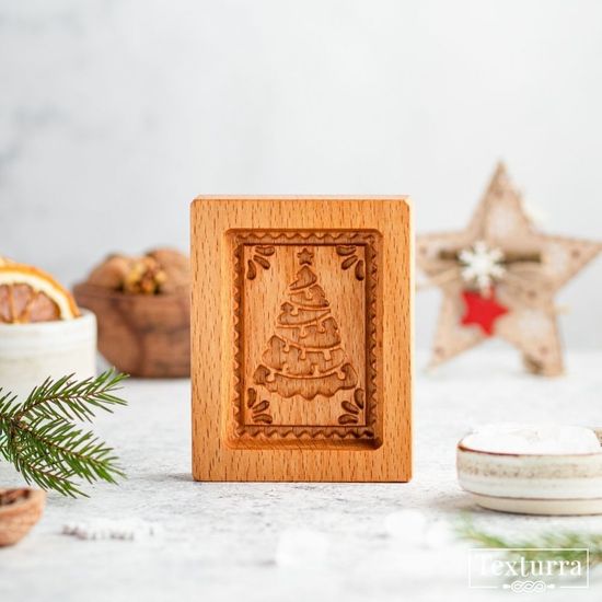 Пряничная форма Марка с ёлочкой