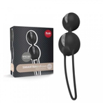 Вагинальные шарики Fun factory SMARTBALLS DUO, черно-серые