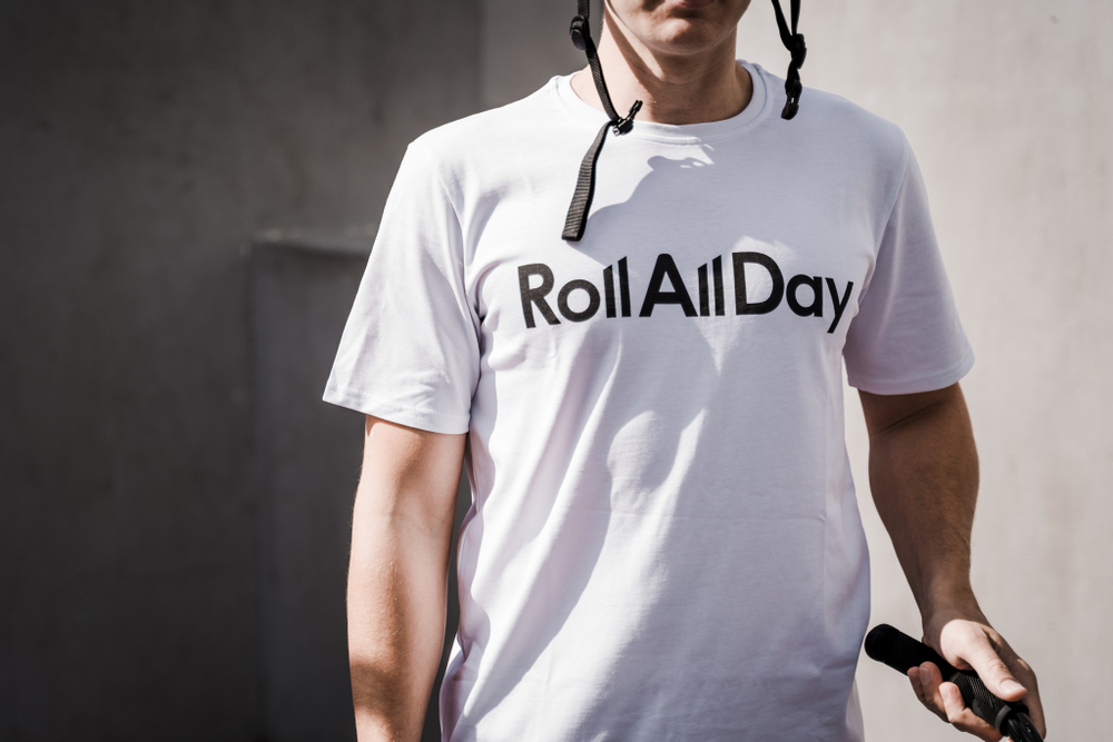 #2 Футболка RollAllDay Long Tee, белая