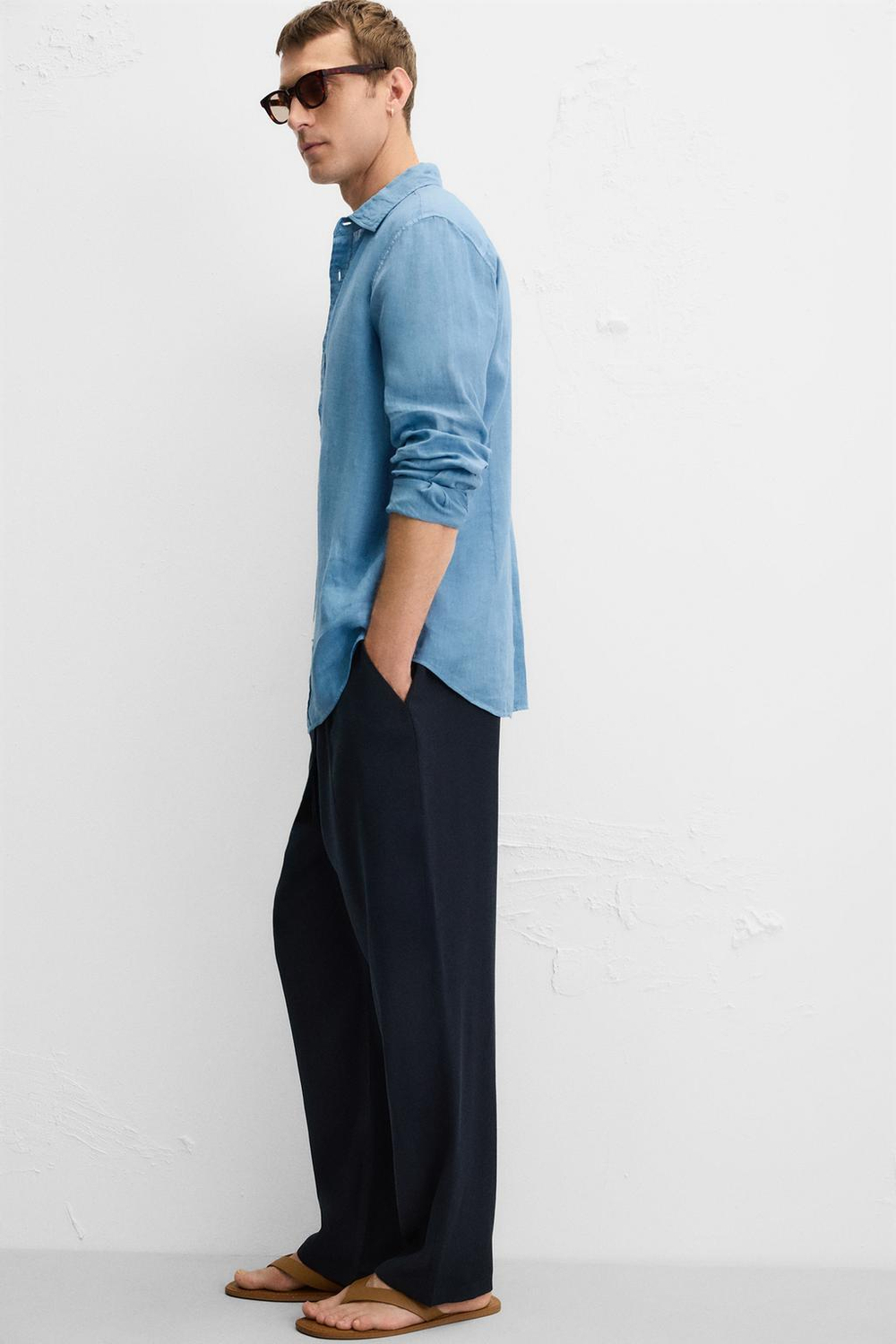 Брюки relaxed fit из лиоцелла