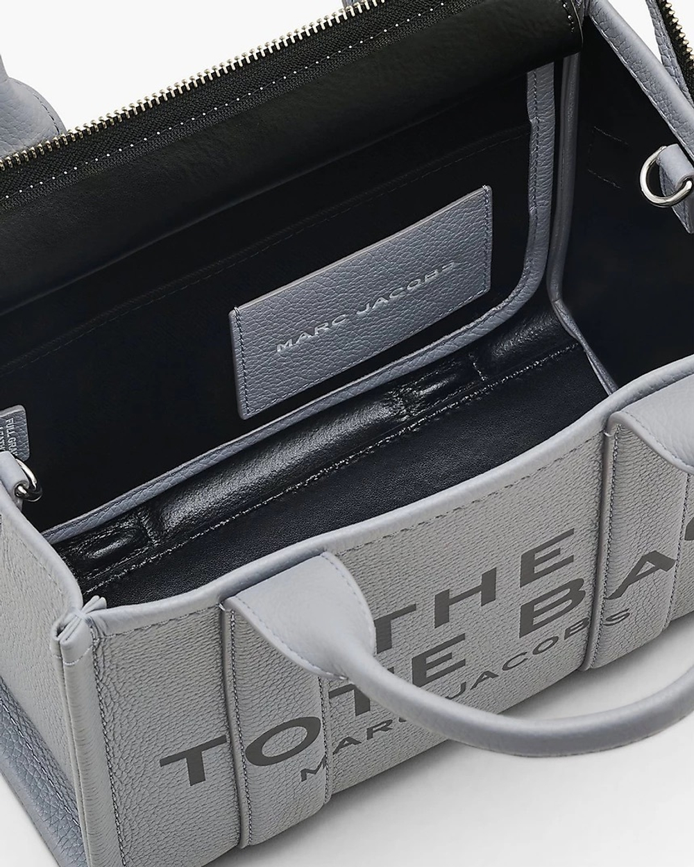 Сумка MARC JACOBS THE LEATHER SMALL TOTE BAG “Wolf Grey”
