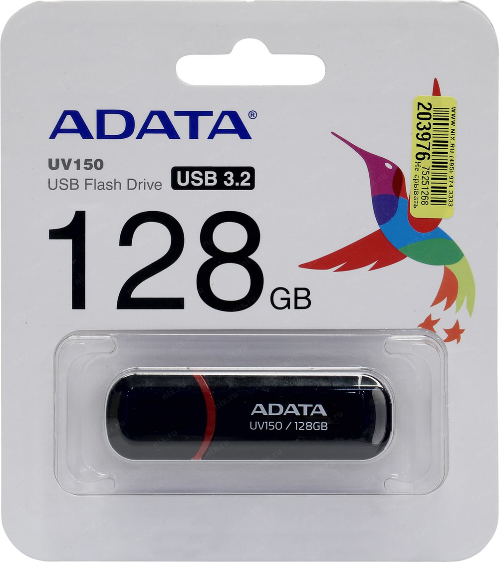 ADATA UV150 &lt;AUV150-128G-RBK&gt; USB3.0  Flash Drive  128Gb