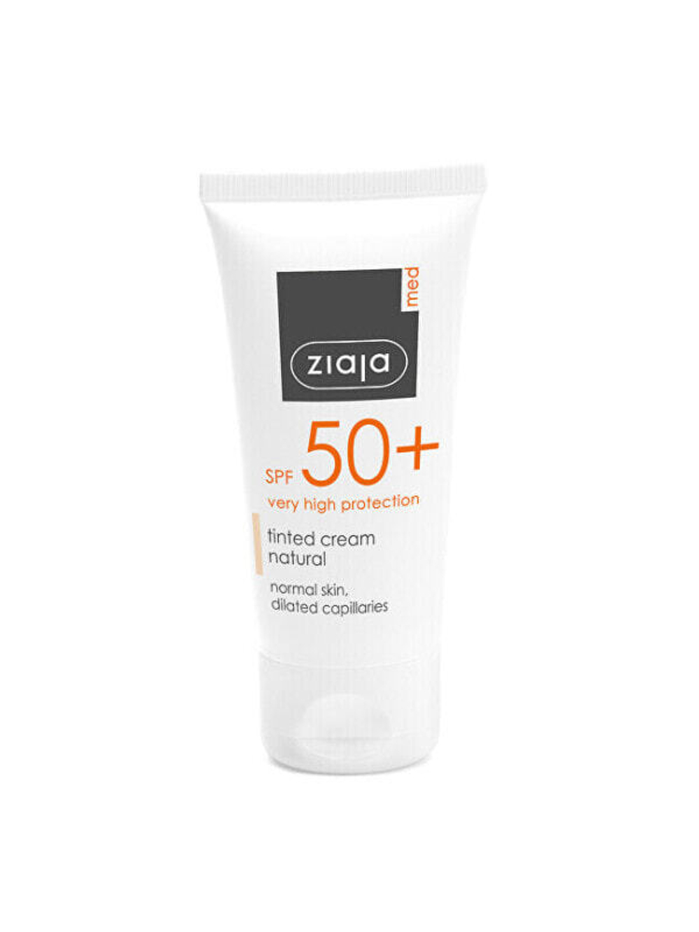 Tónovací krém pro normální pleť SPF 50+ odstín přirozený (Tinted Cream) 50 ml