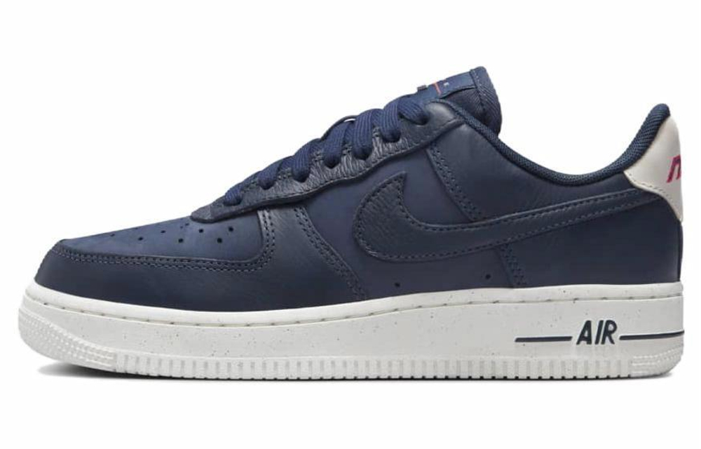 Кроссовки Nike Air Force 1 Low "Navy Red" (Женская размерная сетка)