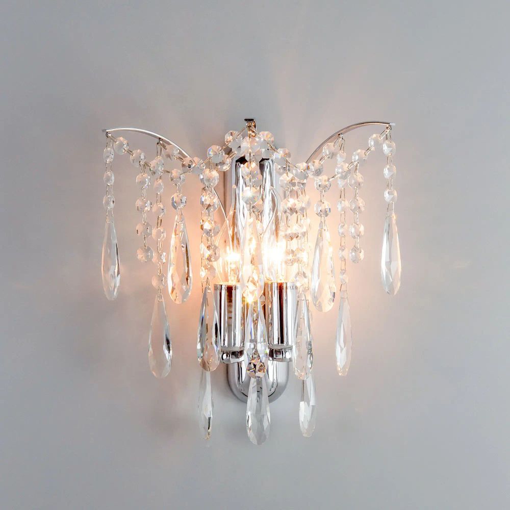 Citilux Селена CL302320 Бра хрустальное Хром