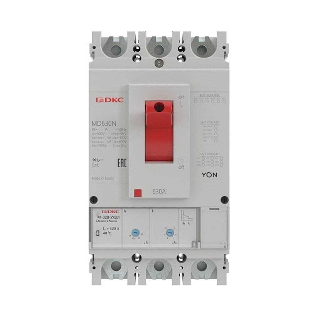 Автоматический выключатель в литом корпусе DKC MD400N-MR1