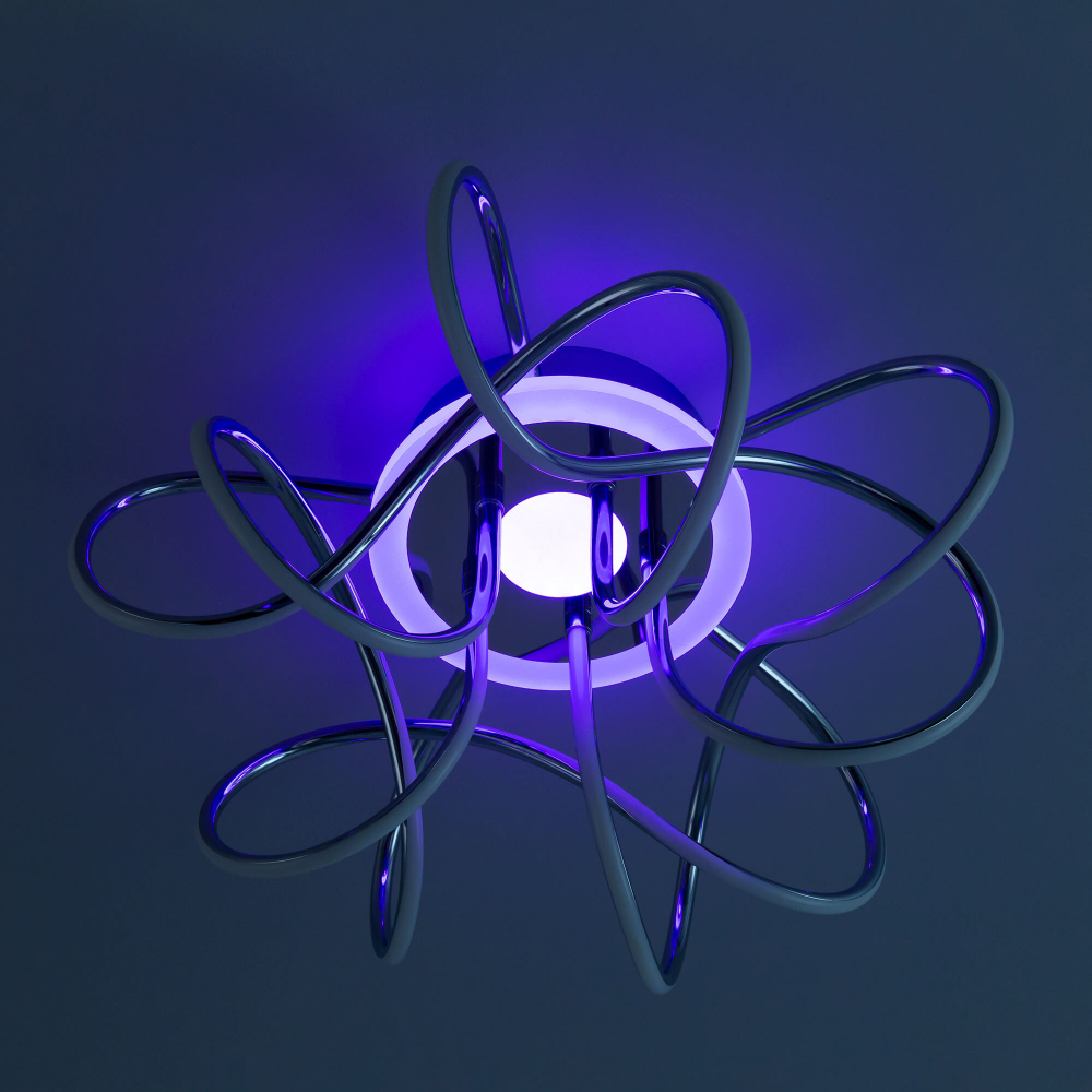 Citilux Джемини Смарт CL229A151E RGB Умная люстра Хром