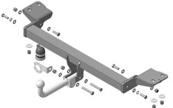 Фаркоп Motodor для Haval H7 2024- (оцинк. Шар) арт.93125-A
