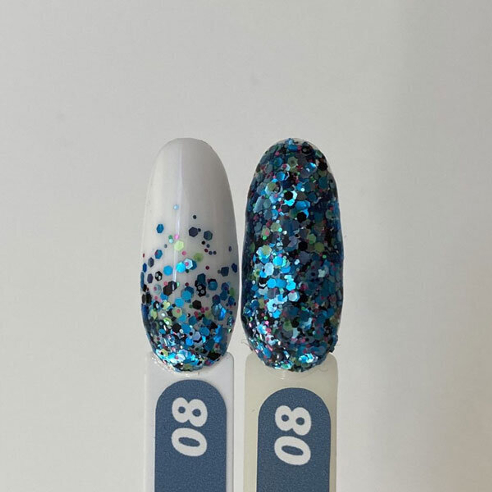 Y.me Diamond Gel (шестигранники) 08, 5мл.