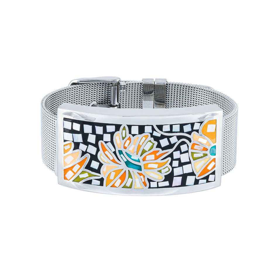 Браслет Fiore Luna на металлическом ремешке CB13600-1A