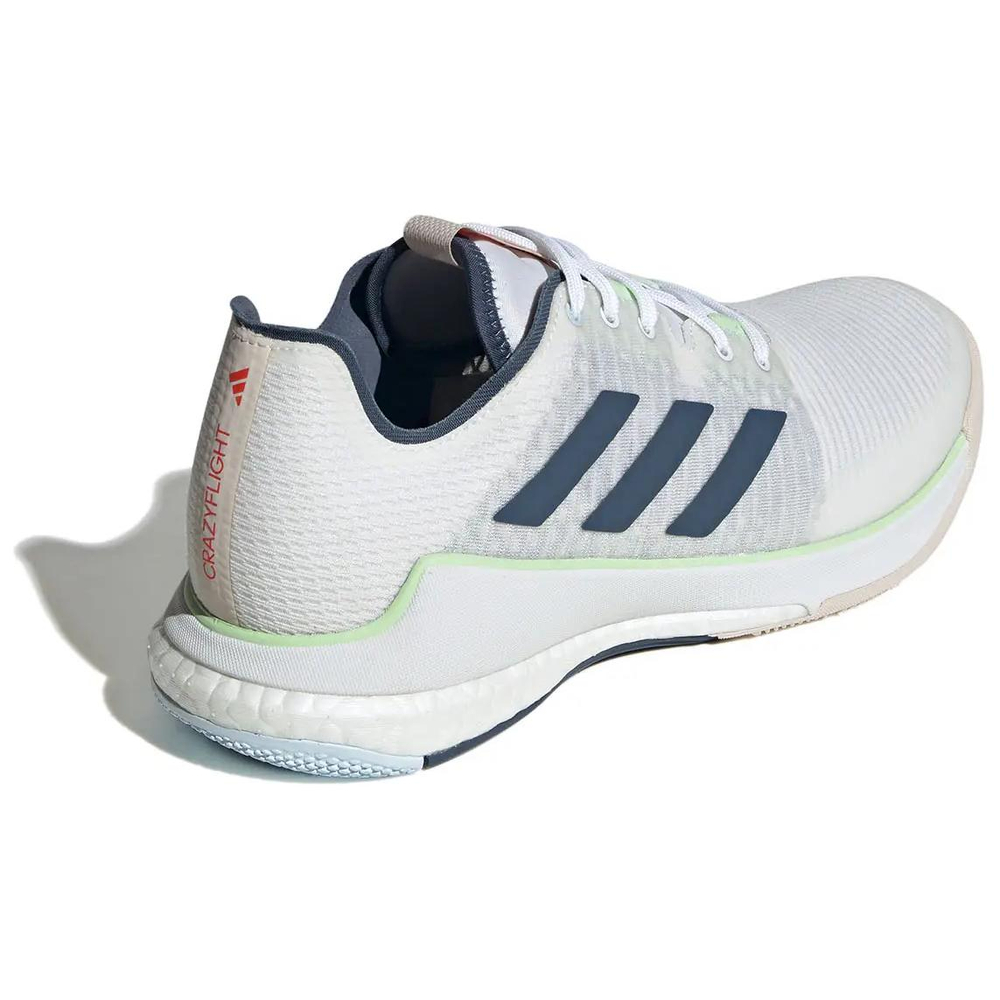 Adidas Crazyflight Slip Resistant Low top Training Shoes Unisex White Blue Red