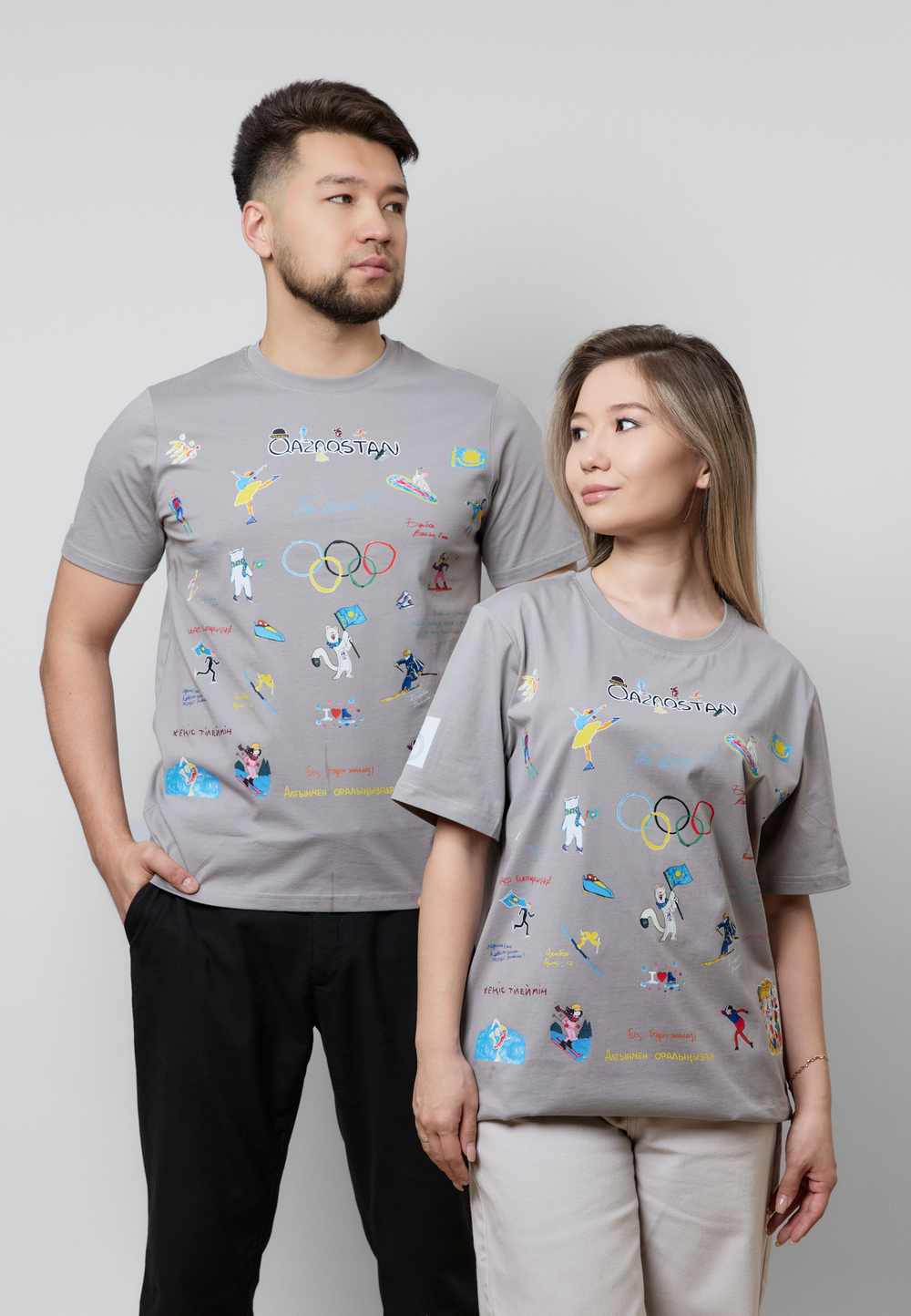 Футболка OLYMPIC CHILD LIGHT GREY