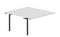 Составной стол на 2 рабочих места 138х156,6х75см (без отверстий) - приставной элемент
