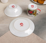 2480339 Набор детской посуды «Такси», 3 предмета: миска d=400 мл, тарелка, кружка 220 мл