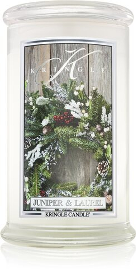 Kringle Candle Juniper & Laurel - ароматическая свеча /   624  g  / GTIN 846853068978