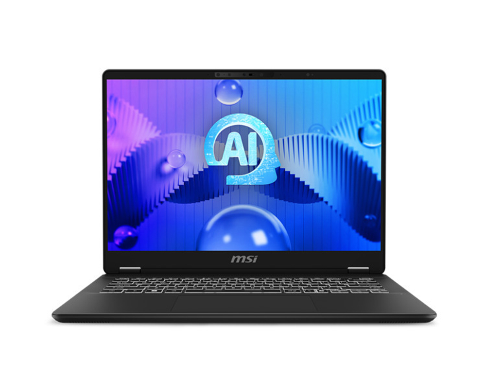 Ноутбук  MSI Prestige 14 AI Evo 14 ", Core Ultra 7, 16 Гб RAM, 512 Гб SSD, Arc graphics, Серый