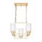 Подвесная люстра Lumina Deco Lino LDP 1239-5 F.GD
