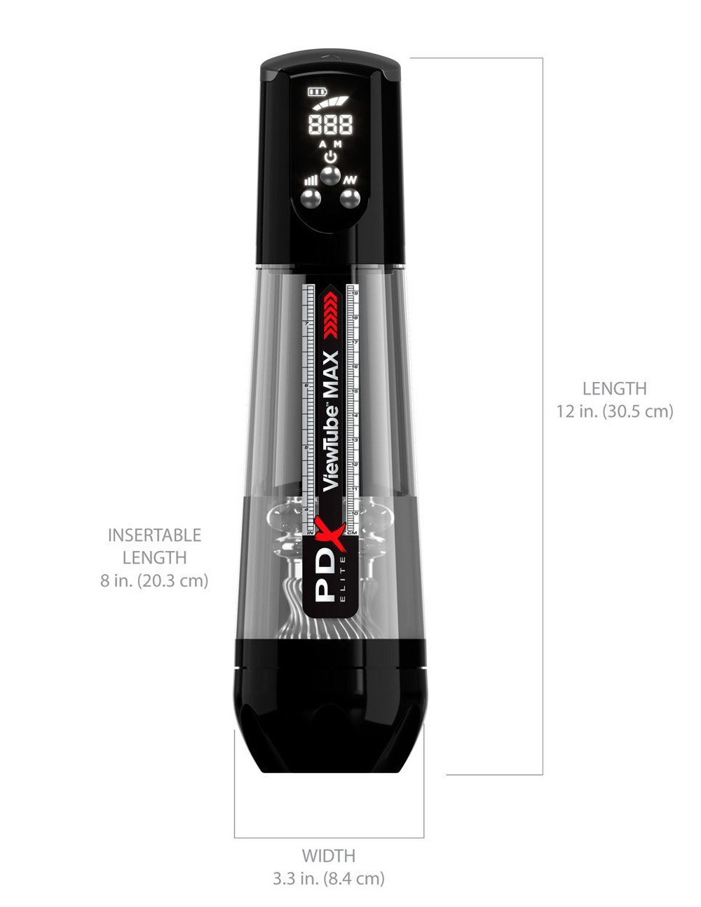 Автоматический мастурбатор ViewTube Max View (Цвет: прозрачный)