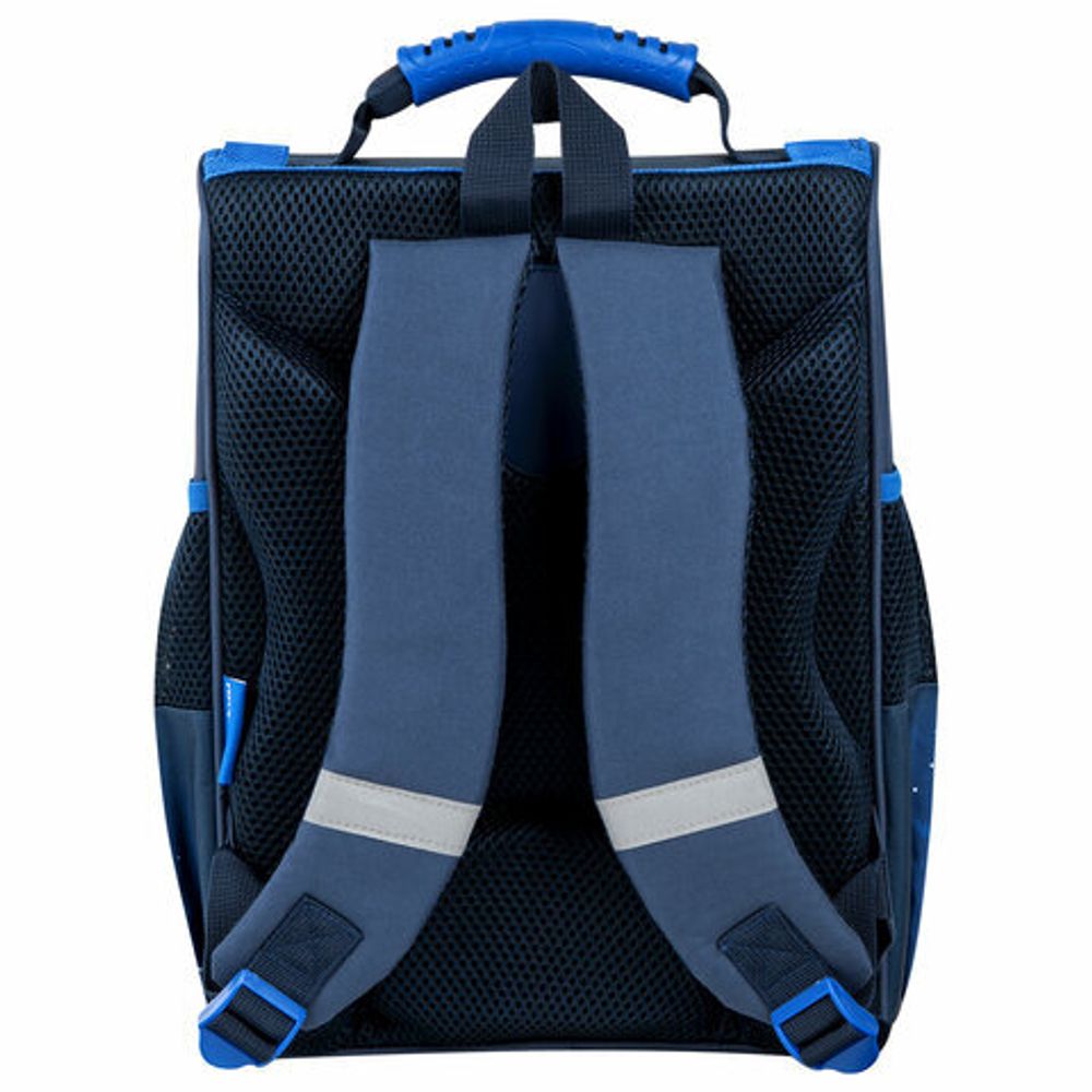 Ранец ПИФАГОР BASIC, 1 отделение, 3 кармана, эргономичная спинка, "Game on", 35х28х18 см, 271376