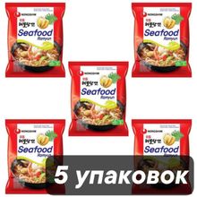 Лапша Nongshim Seafood Ramyun Морепродукты 125 г x 5 шт