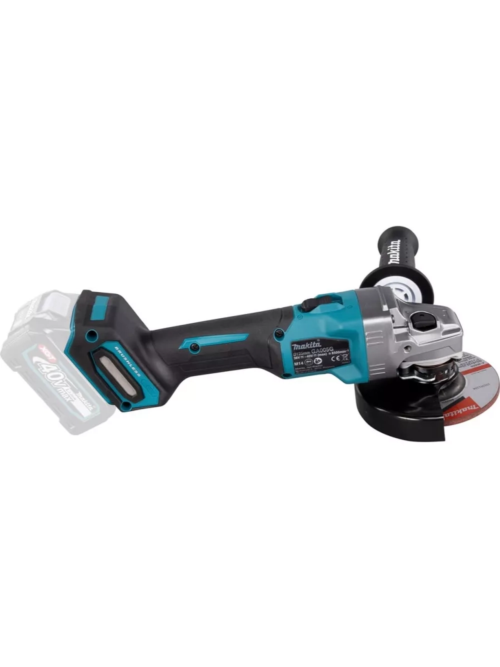 Угловая шлифовальная машина с диском 125 мм XGT® Makita GA005GZ