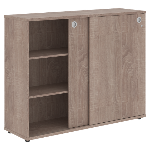 Шкаф средний со слайд дверьми XMC 1443  1406х430х1115 XTEN