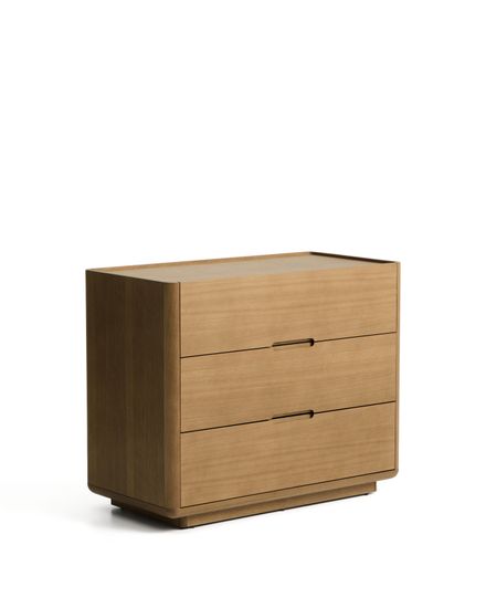 Комод Arelida из дуба со светло-коричневой отделкой, 100 x 80 см