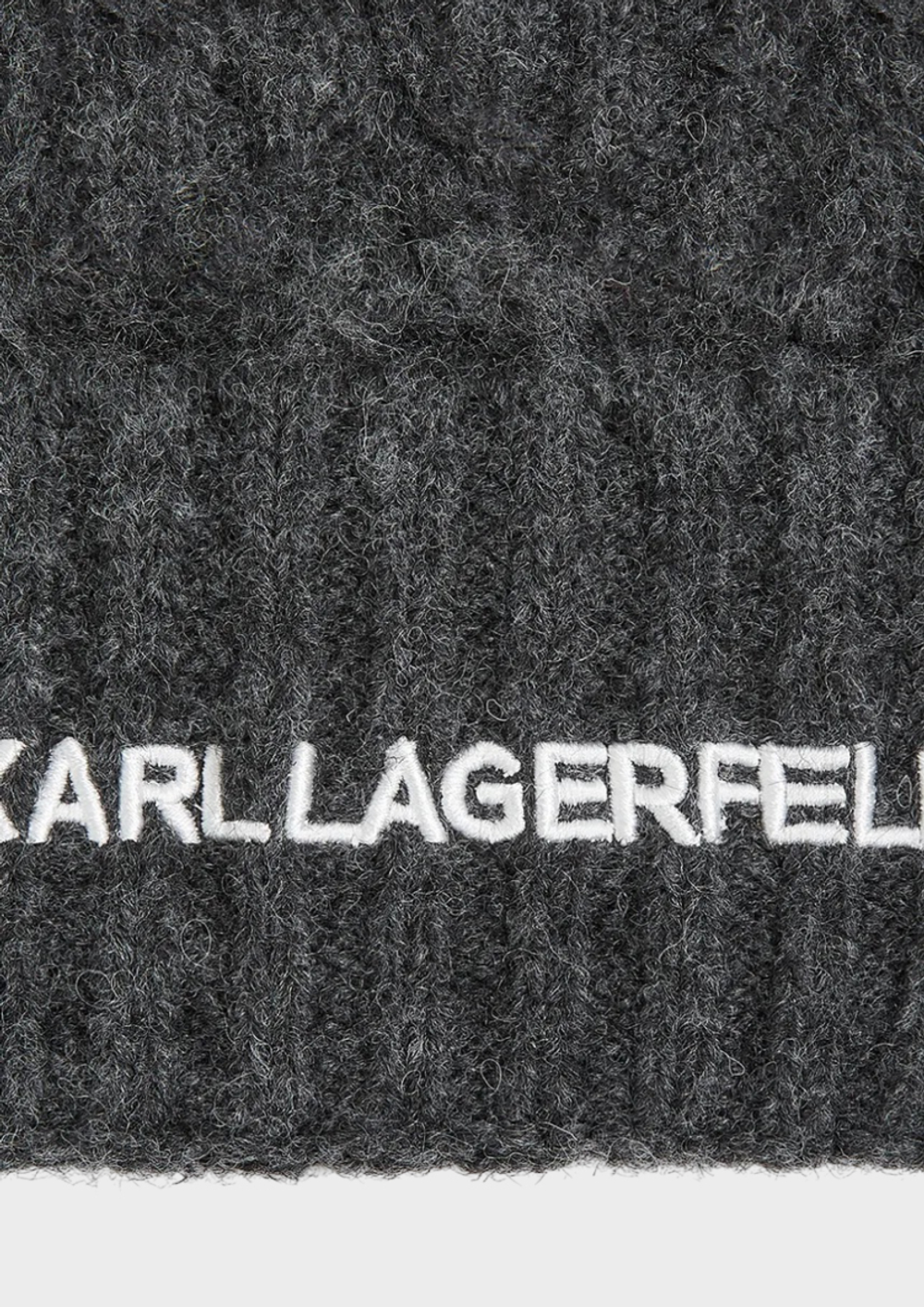 Шапка KARL LAGERFELD K/Essential Cable Knit Beanie