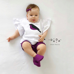 Комплект – футболка "Бабочка", блумеры, моксы и игрушка