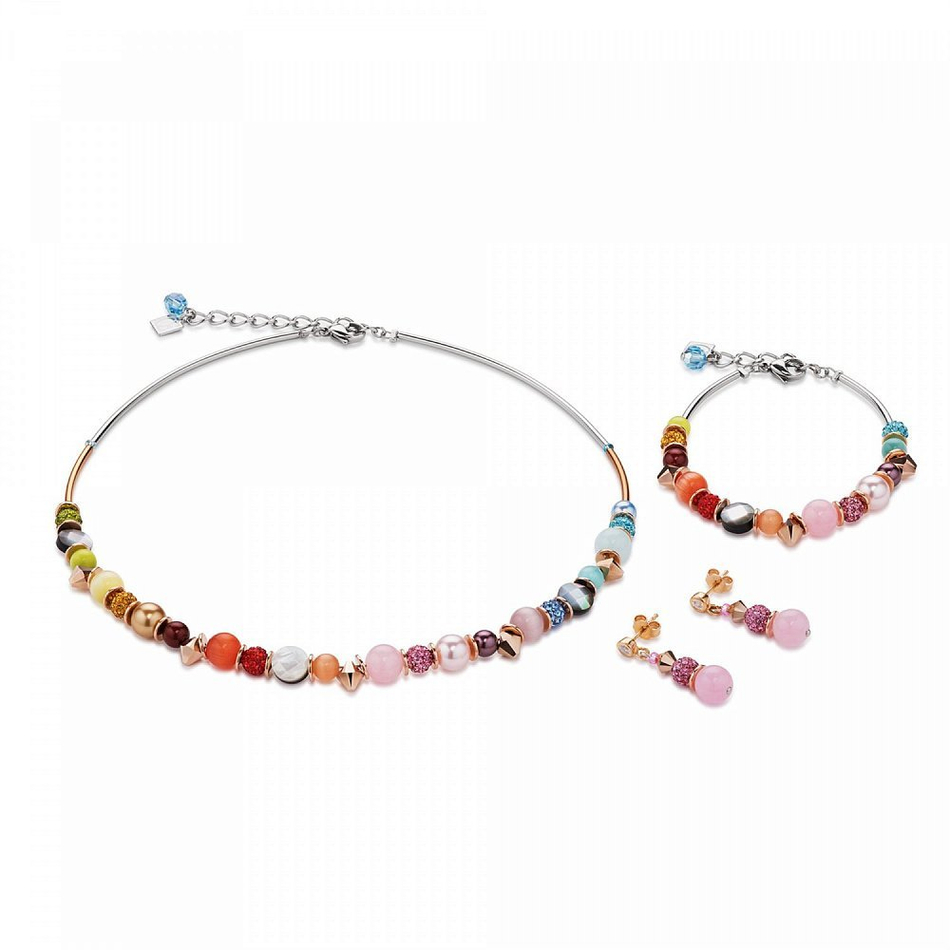 Серьги Coeur de Lion 4864/21-1520 цвет розовый