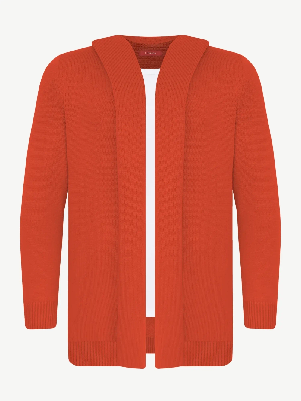 Кардиган с капюшоном из хлопка