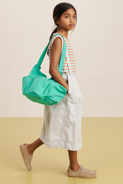 ZARA СУМКА-ТОУТ, ЗЕЛЕНЫЙ