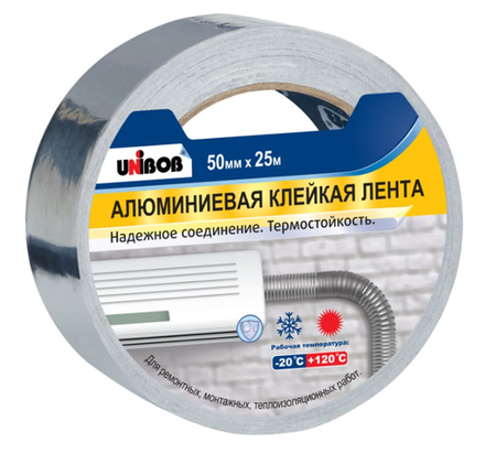 Алюминиевая КЛ UNIBOB, 50ммх25м (24шт)