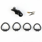 Черный мужской пояс верности «Оки-Чпоки» (Цвет: черный)