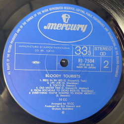 Винтажная виниловая пластинка LP 10cc Тен Си Си Bloody Tourists (Japan 1978) (Obi)