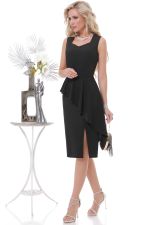 Платье нарядное черное с воланом DStrend (Акция)