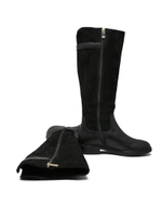 Кожаные офицерские сапоги Tommy Hilfiger - черный(FW0FW07052)