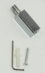 Держатель ПС без кольца КВАДРАТ  Ganzer  (250/25шт)