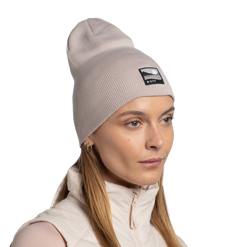 Шапка вязанная Buff Knitted Lilon Long Birch Gray Фото 2
