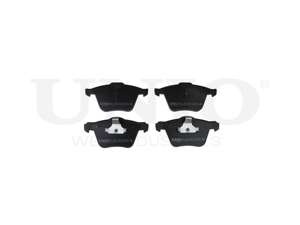 Колодки тормозные диск. передние UNIO BRP-20019