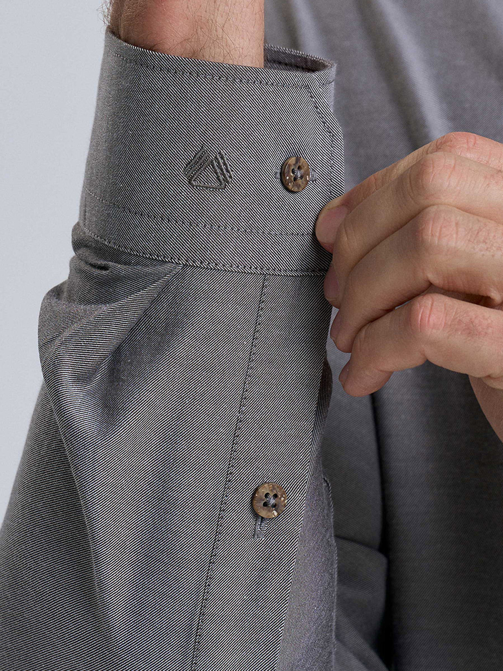 Сорочка мужская VESTER длинный рукав, хлопок/пэ 59614 32