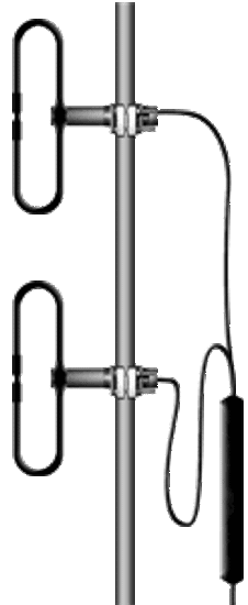Comtech TC100D2-6 Коллинеарная дипольная антенна диапазона 88-108 МГц