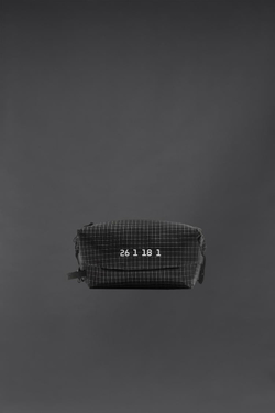 ZARA НЕСЕССЕР ИЗ ТКАНИ РИПСТОП, ЧЕРНЫЙ